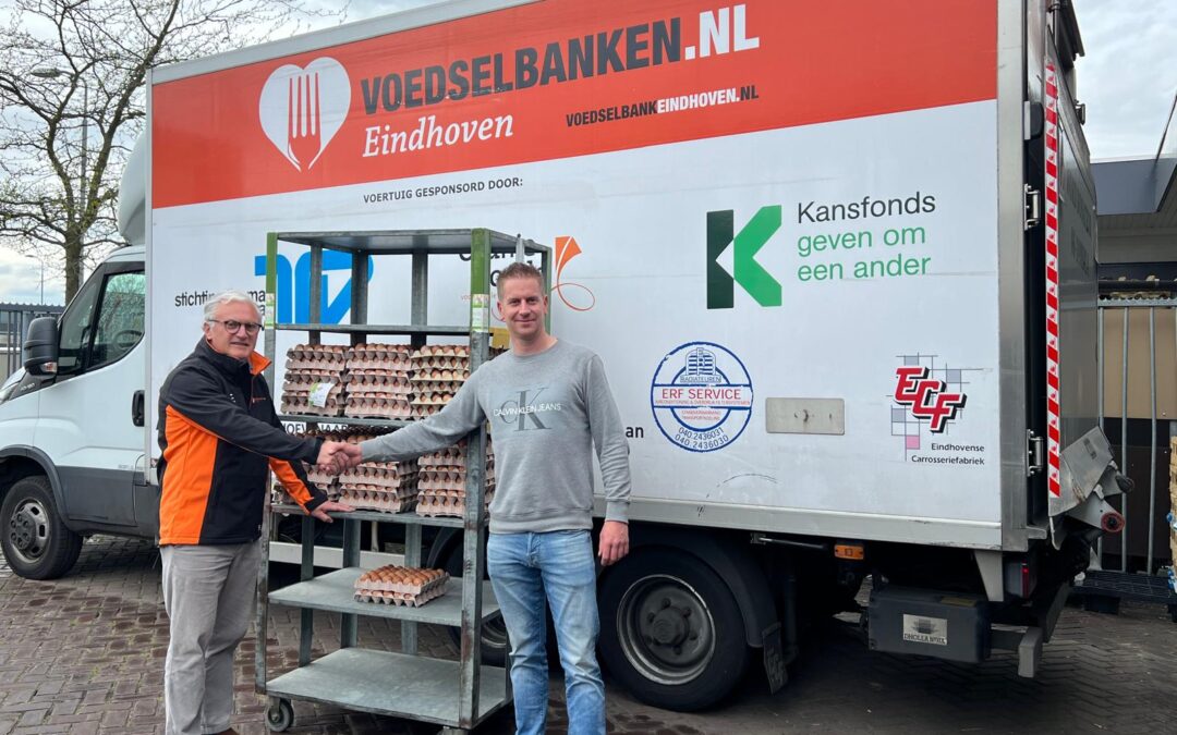 Donatie 2.200 eieren voor Pasen