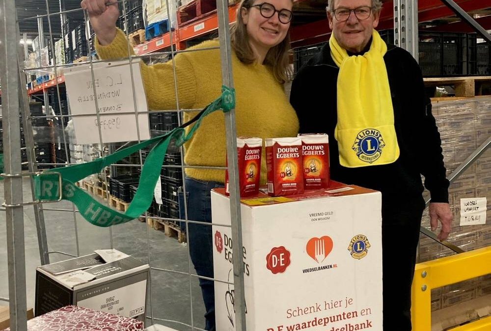 Donatie waardepunten Douwe Egberts in december