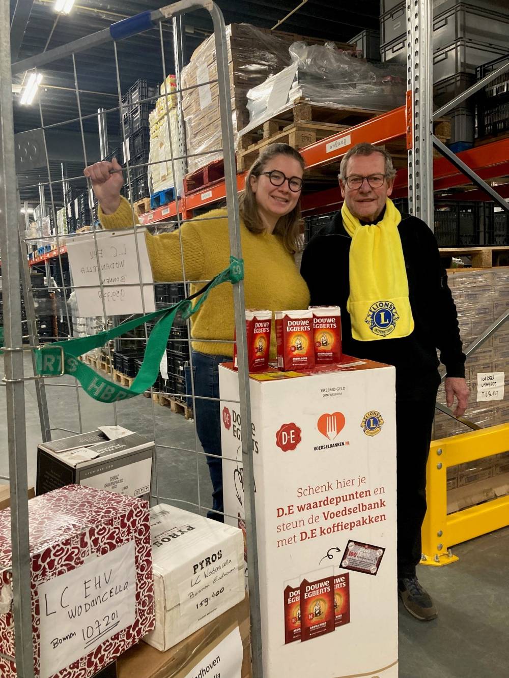 Donatie waardepunten Douwe Egberts