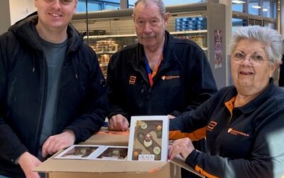 VDL Foundations schenkt 100 chocoladeletters